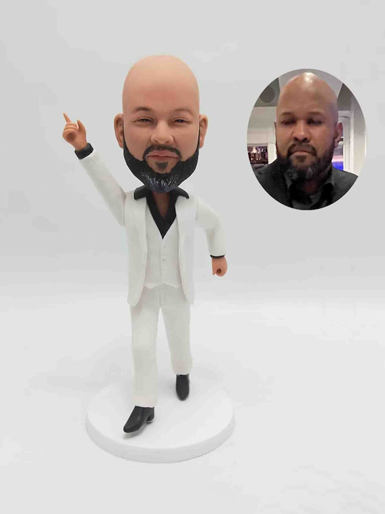 Custom Clay Bobblehead Dolls, Custom Sheriff Bobblehead Doll